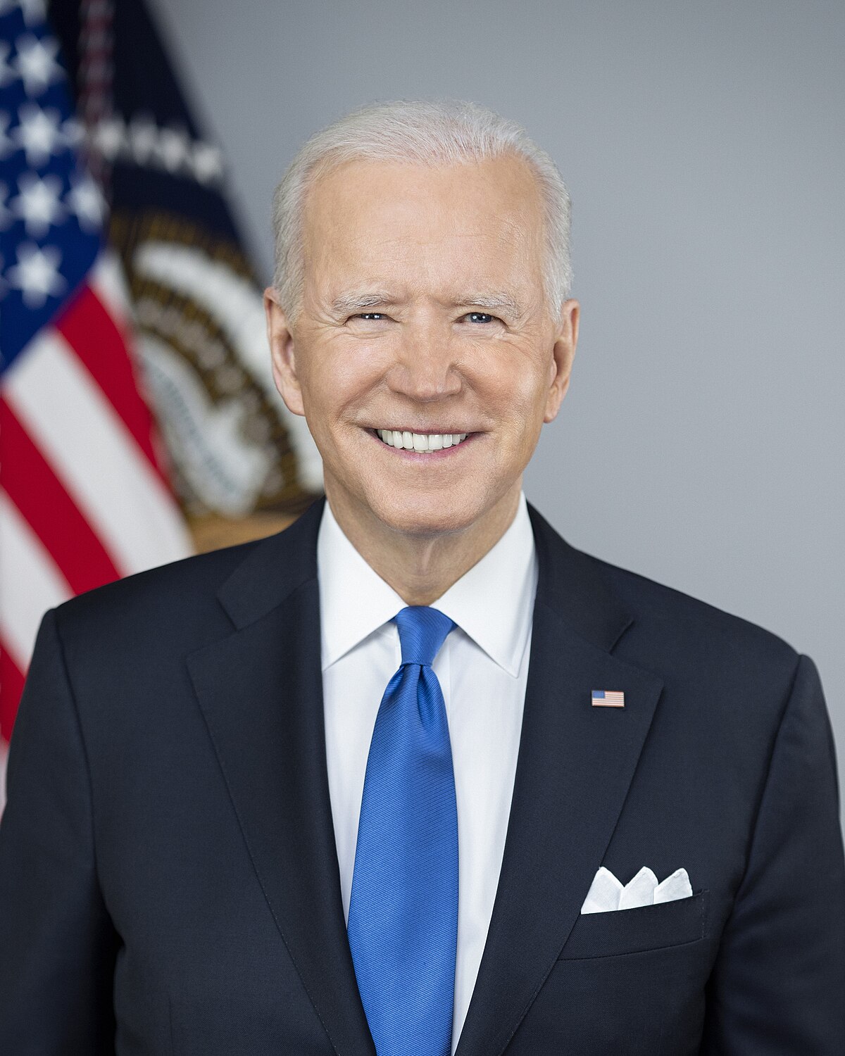 Portrait of President Joe Biden for AI voice generation tool